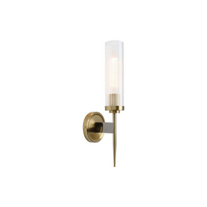 Antique industrial wall sconce with bronze finish