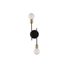 2 light modern wall sconce black industrial wall lighting fixture