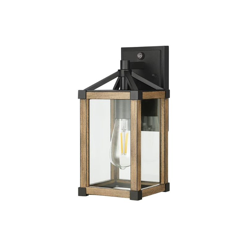 Industrial rustic patio lighting farmhouse glass dusk to dawn outdoor lighting