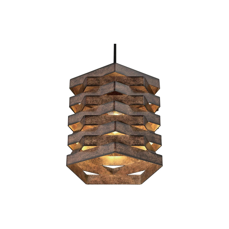 Indoor mini barnwood finish pendant light industrial hanging light