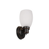 Indoor wall sconce with switch industrial glass wall light fixture
