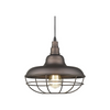 Cage farmhouse pendant light vintage farmhouse light fixtures with Oil rubbed bronze finish