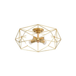 4 light cage ceiling light fixture globe semi flush mount ceiling lamp