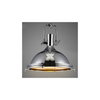 Vintage industrial barn warehouse frosted diffuser pendant light, dome pendant lamp with chrome color