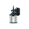 Black farmhouse lanterns home decor cast aluminum outdoor lights with glass shade
