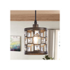 Rustic pendent lights in kitchen Industrial Crystal