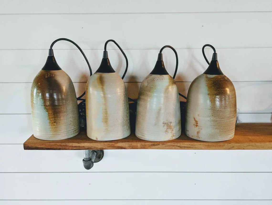 Modern ceramic pendant light fixture rustic industrial pendant lighting