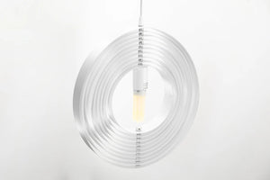 White Spiral pendant lighting rings modern pendant lamp