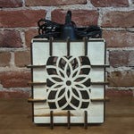 Wood geometric pendant lamp home decor vintage chandelier lighting