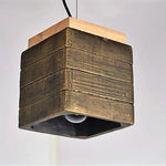 Wood lighting hanging rustic light bar pendant light fixture