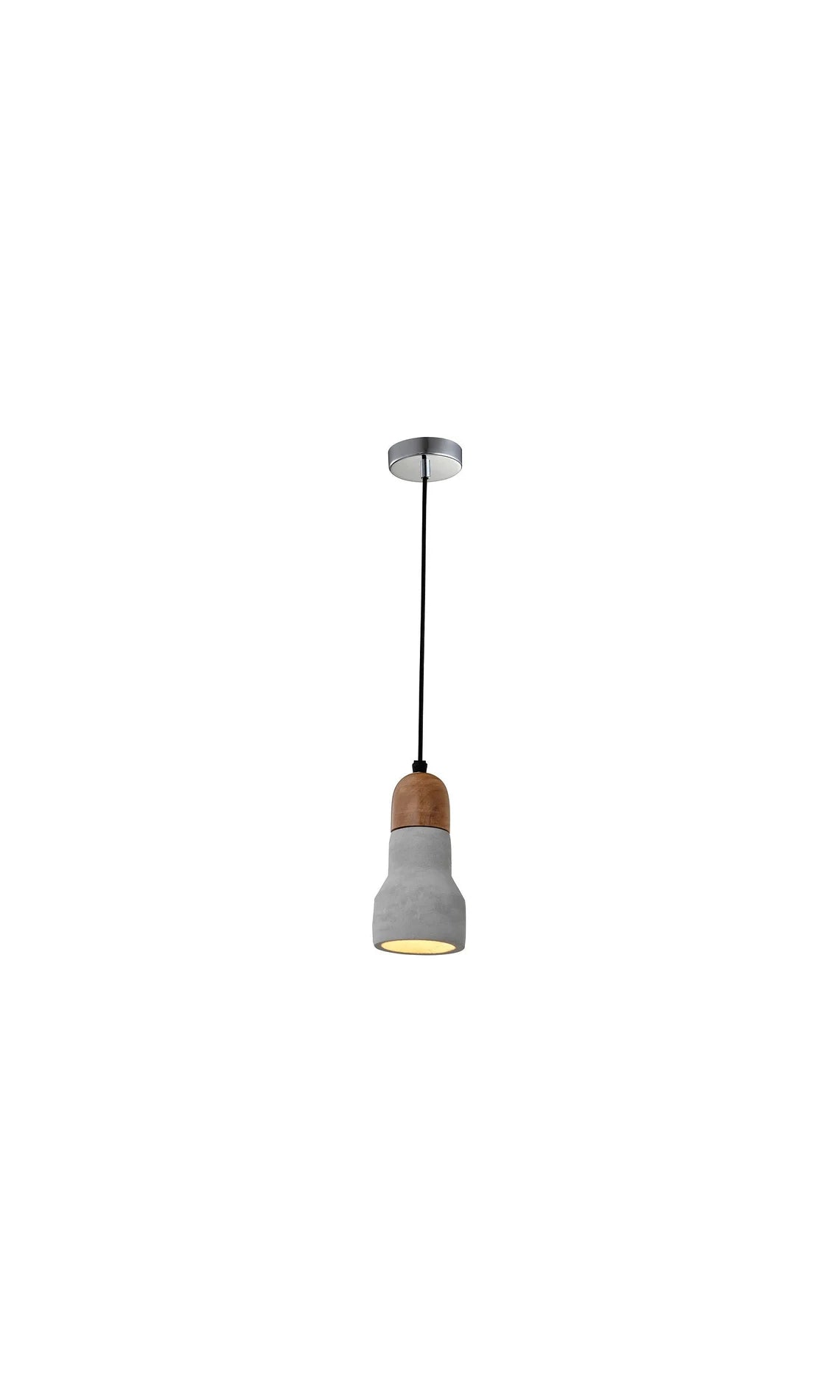 Industrial Concrete pendant light wood pendant lamp